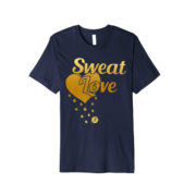 sweat Love shirt-dark blue