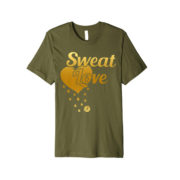 sweat Love shirt-olive
